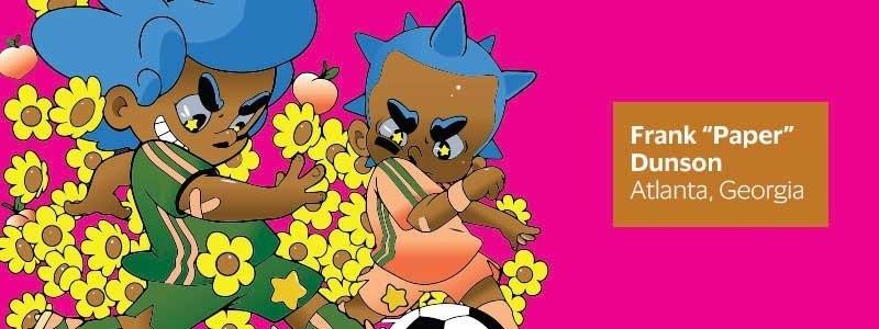 Artwork by Frank "Paper" Dunson from Georgia, USA  created for Visa’s Reimagine FIFA World Cup 2026 collaboration.