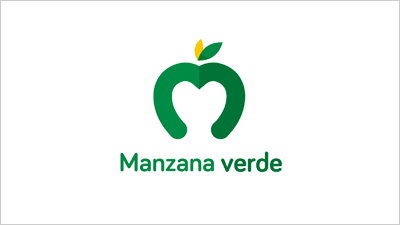 logo manzana verde